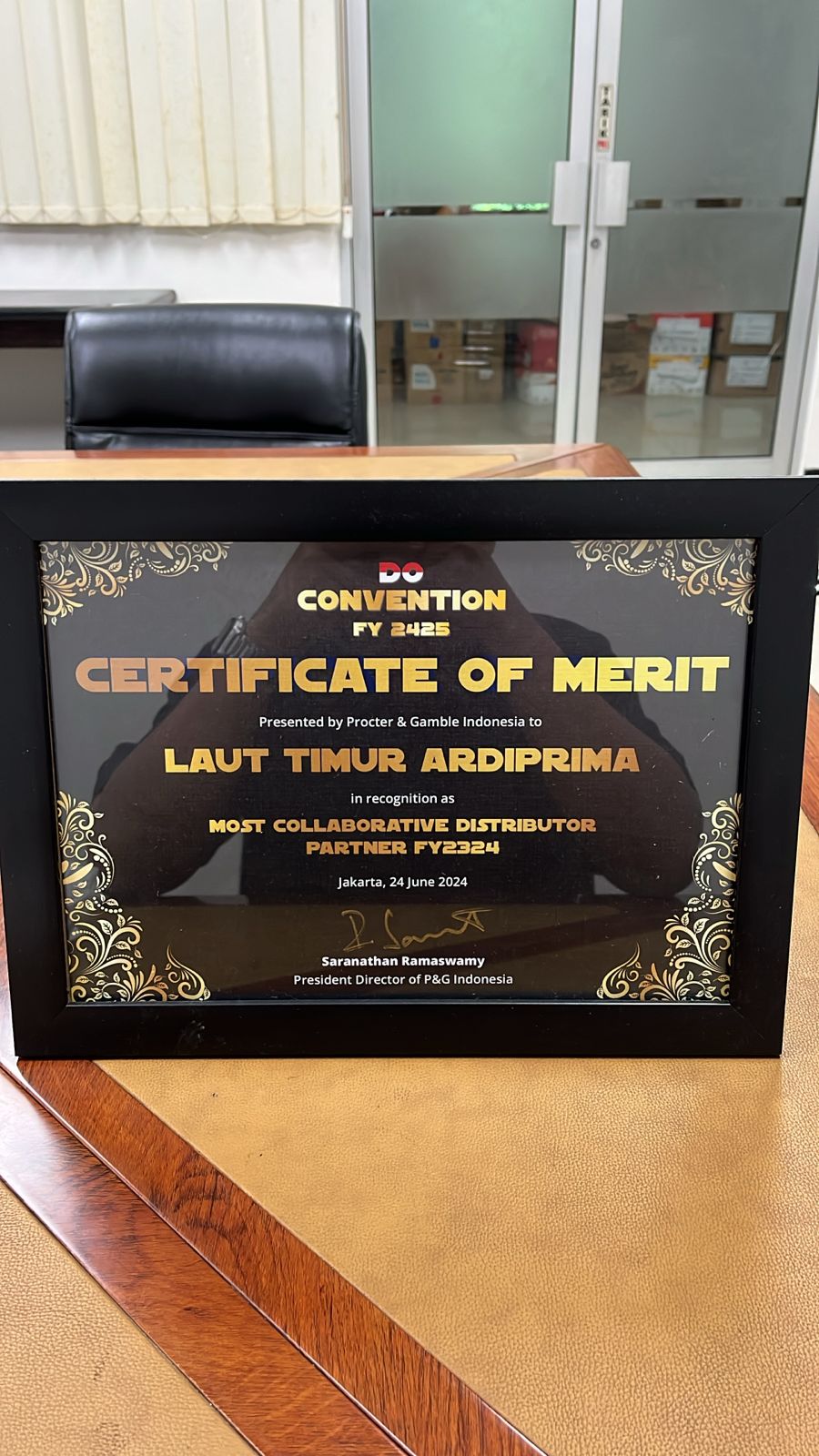 Certificate Of Merit "Most Coallaborative Distributor Partner FY2324" Certificate Of Merit "Most Coallaborative Distributor Partner FY2324"